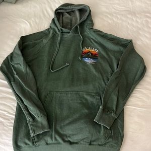 Green hoodie